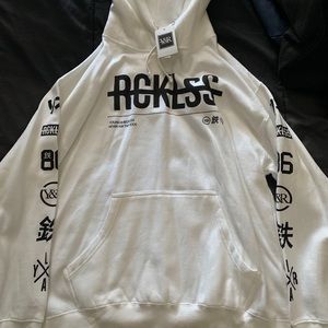 Men’s young and reckless hoodie size XL